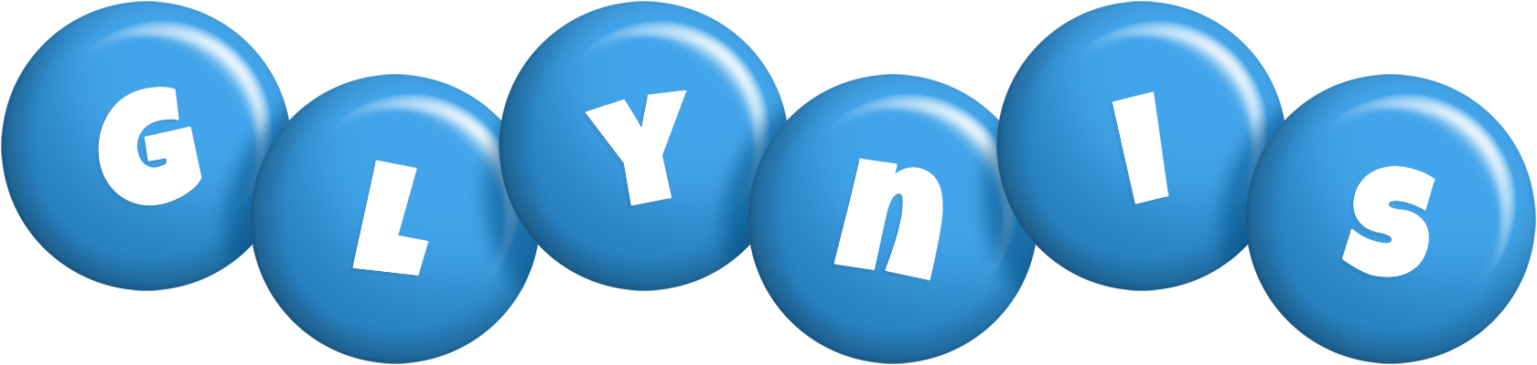 Glynis candy-blue logo