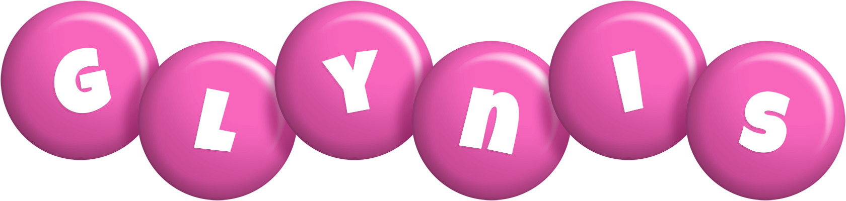 Glynis candy-pink logo
