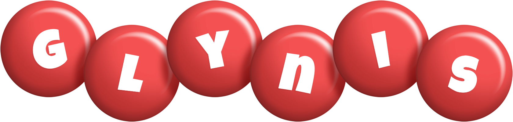 Glynis candy-red logo
