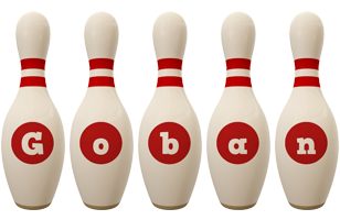 Goban bowling-pin logo