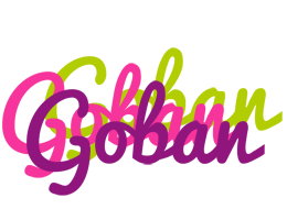 Goban flowers logo