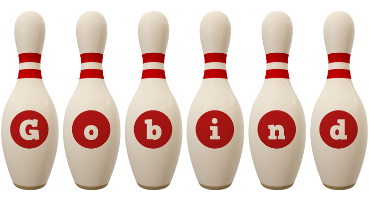 Gobind bowling-pin logo
