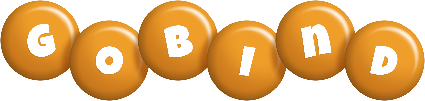 Gobind candy-orange logo