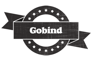 Gobind grunge logo