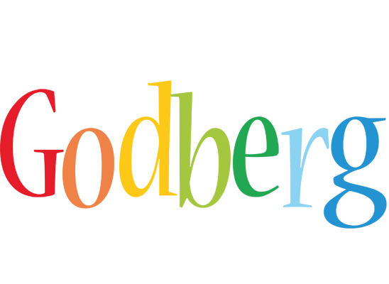 Godberg birthday logo