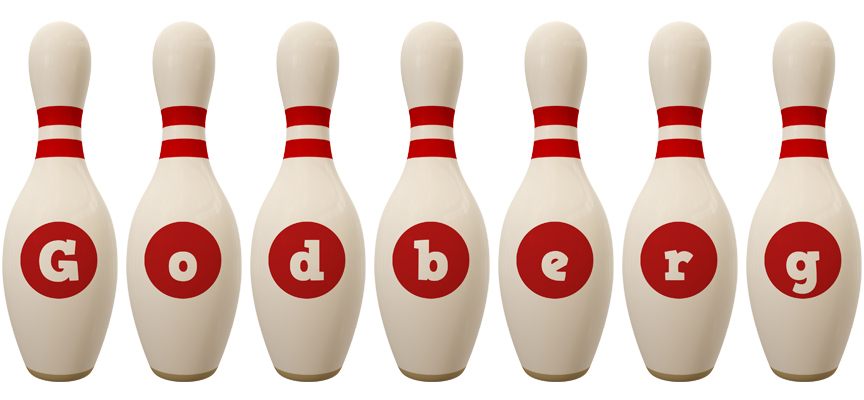 Godberg bowling-pin logo