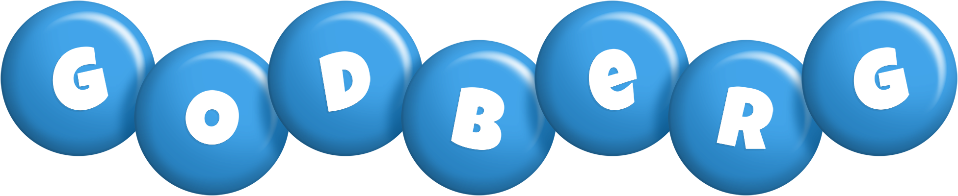 Godberg candy-blue logo