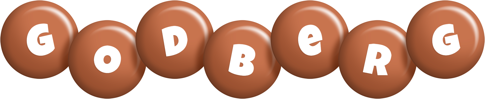 Godberg candy-brown logo