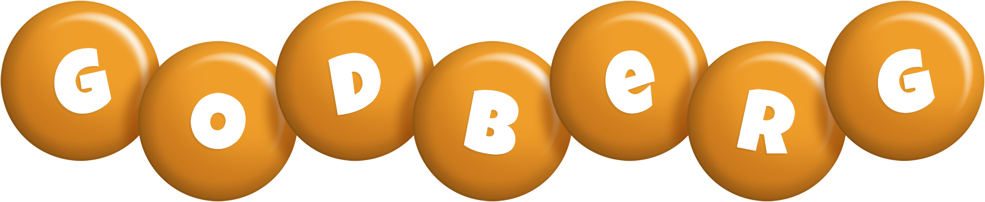 Godberg candy-orange logo