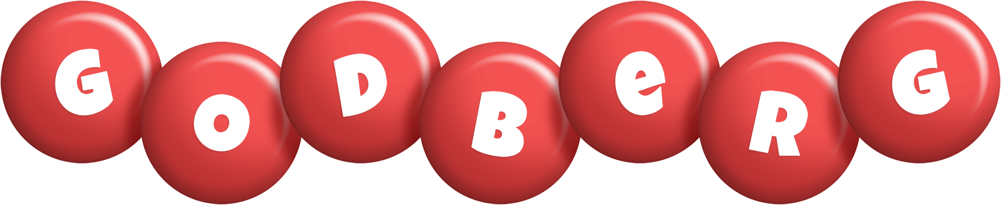 Godberg candy-red logo