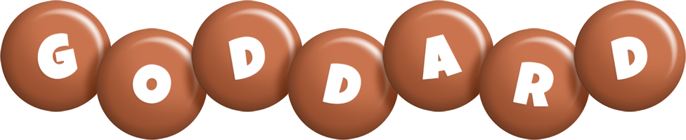 Goddard candy-brown logo