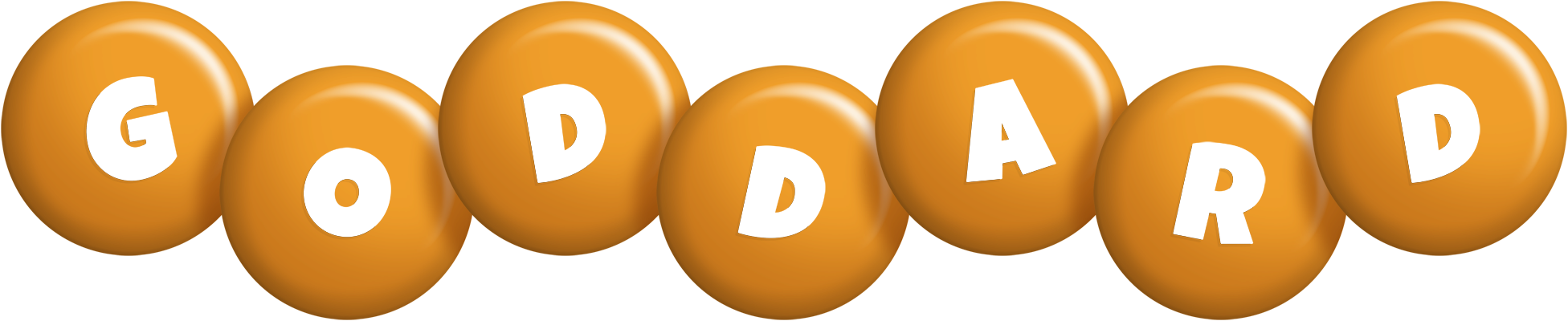 Goddard candy-orange logo