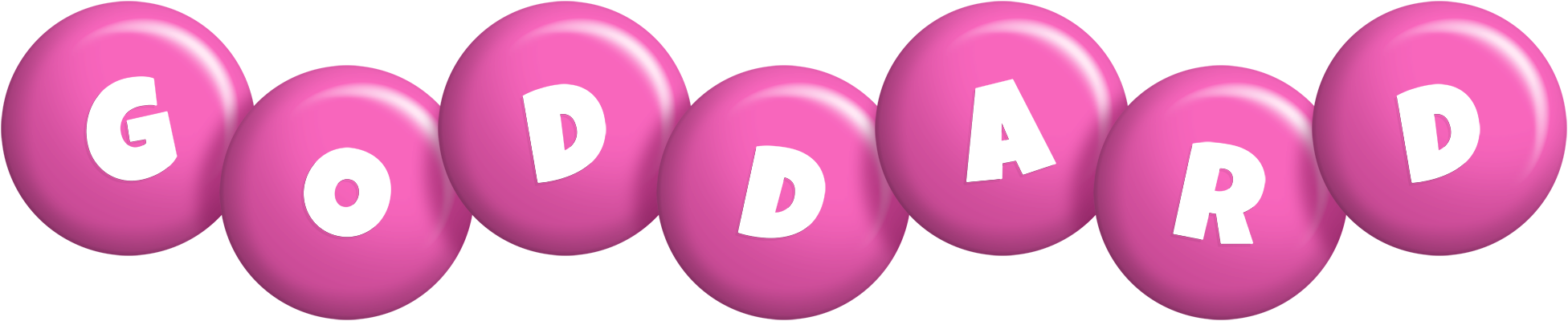 Goddard candy-pink logo