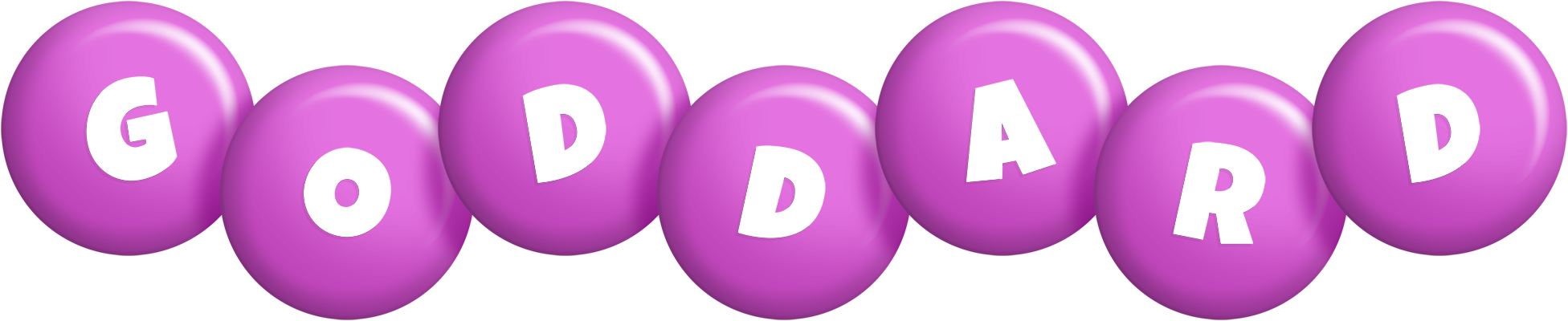Goddard candy-purple logo