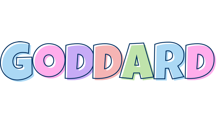 Goddard pastel logo