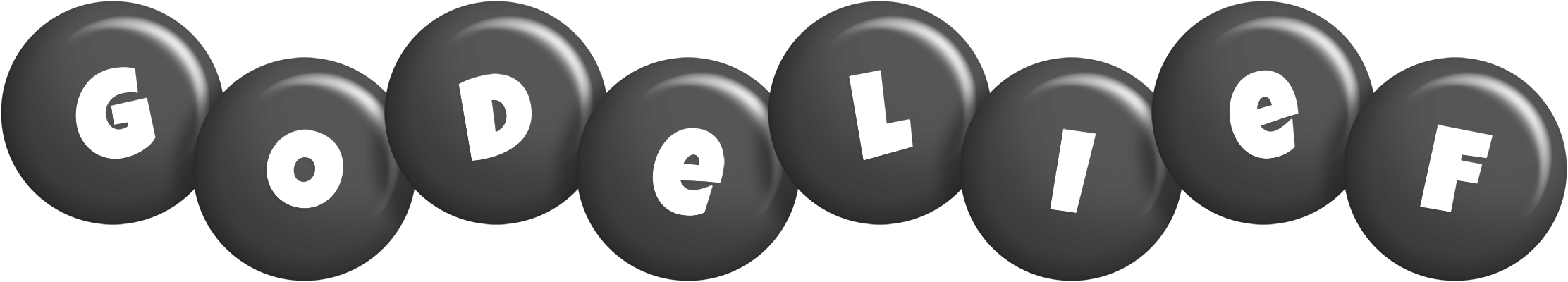 Godelief candy-black logo