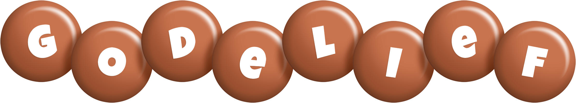 Godelief candy-brown logo