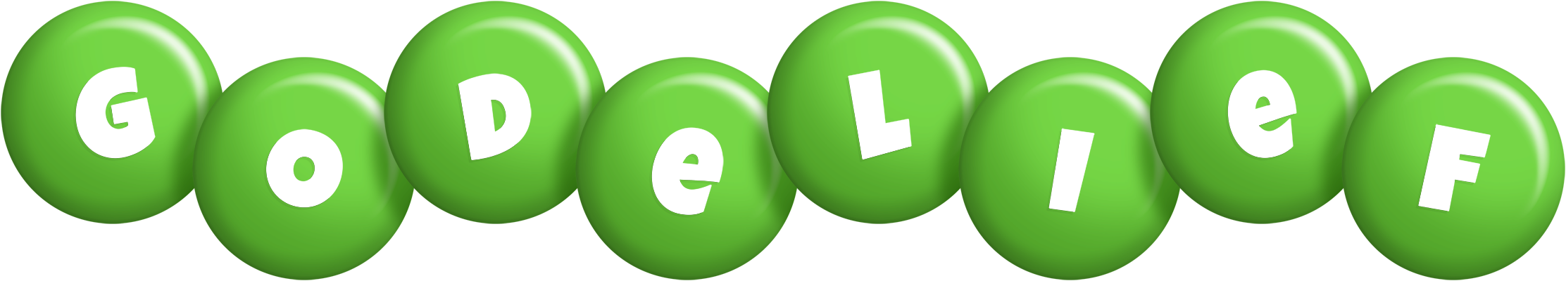 Godelief candy-green logo