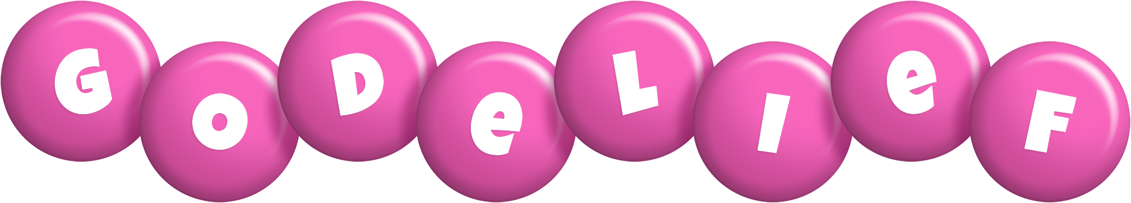 Godelief candy-pink logo