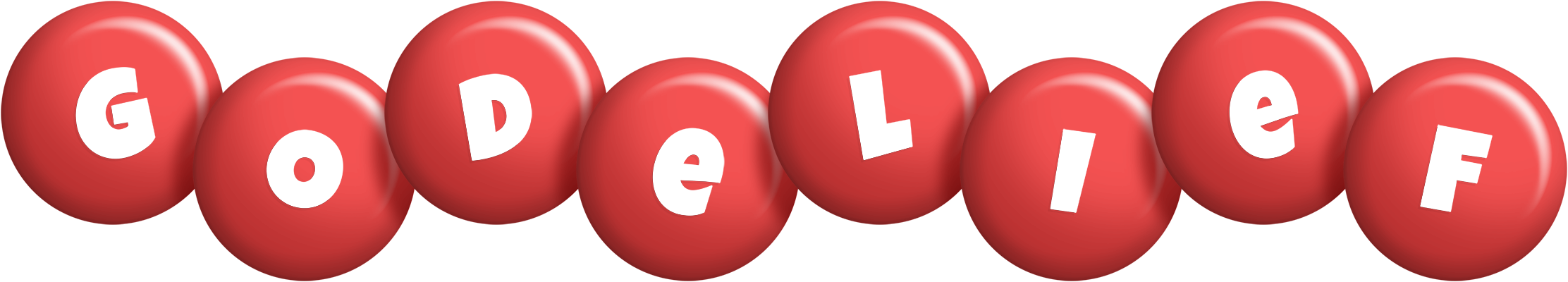 Godelief candy-red logo