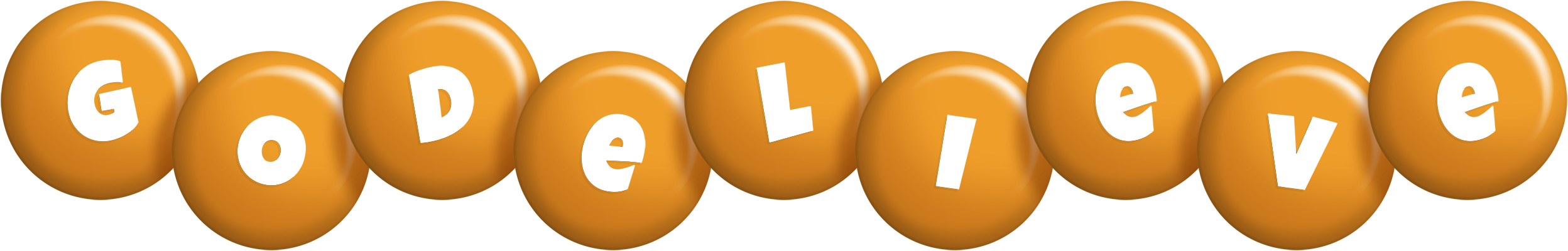 Godelieve candy-orange logo