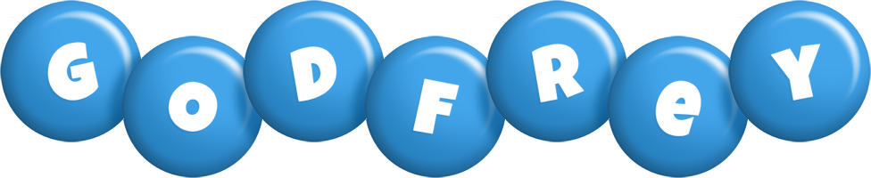 Godfrey candy-blue logo