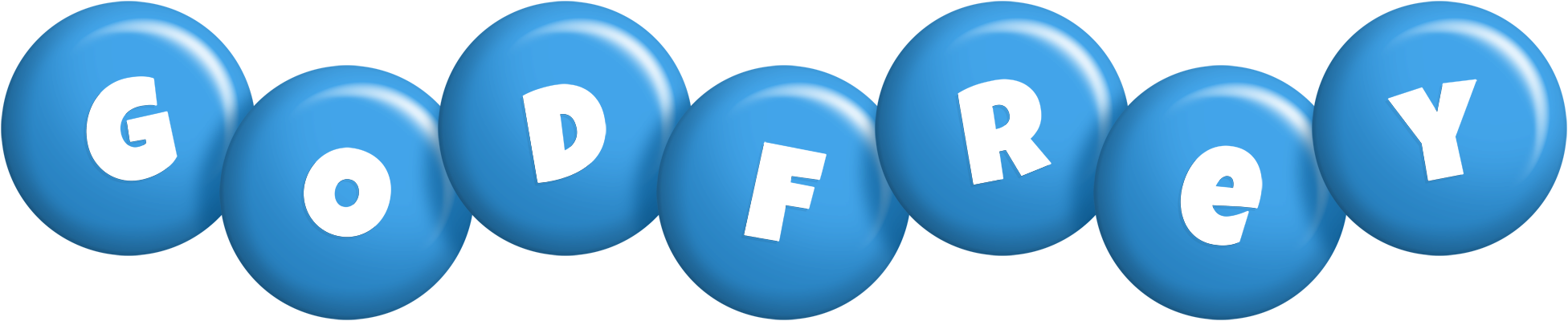 Godfrey candy-blue logo