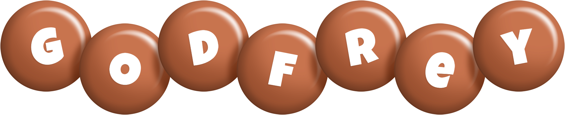 Godfrey candy-brown logo
