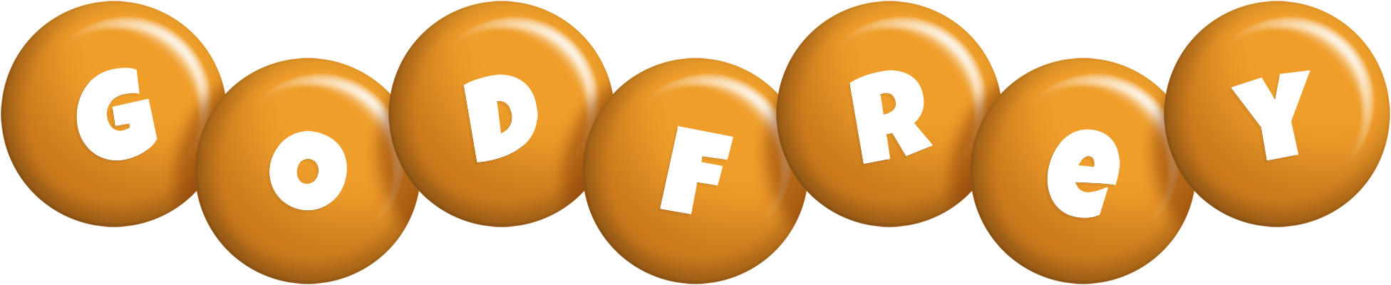 Godfrey candy-orange logo