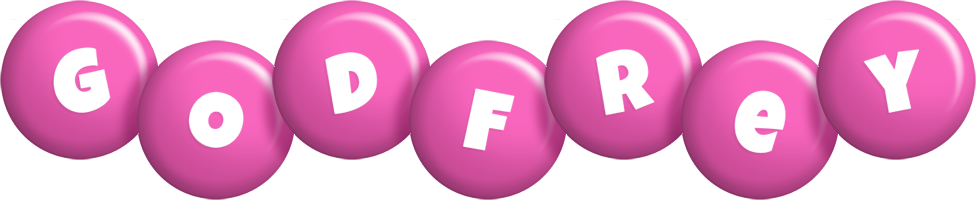 Godfrey candy-pink logo