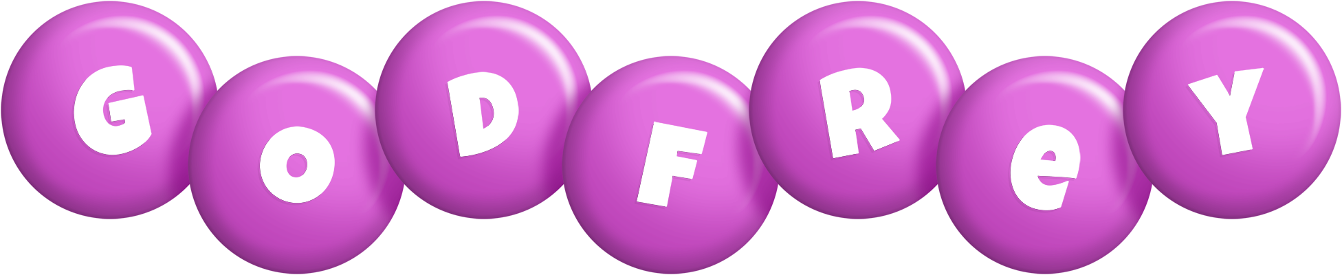 Godfrey candy-purple logo