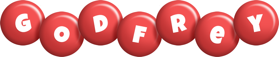 Godfrey candy-red logo