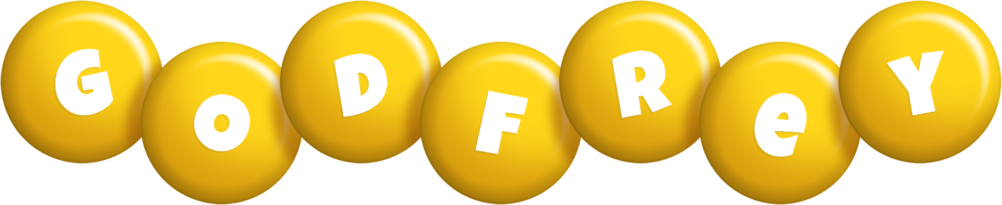 Godfrey candy-yellow logo