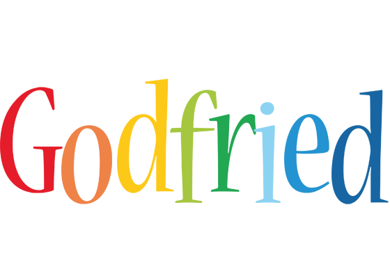 Godfried birthday logo
