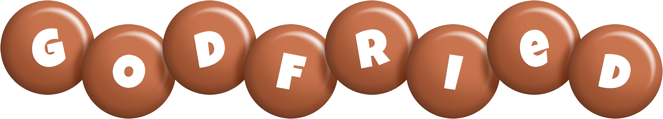 Godfried candy-brown logo