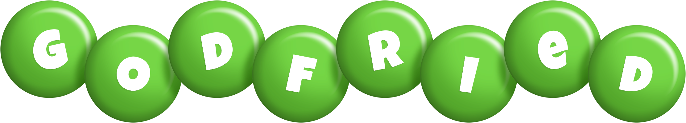 Godfried candy-green logo