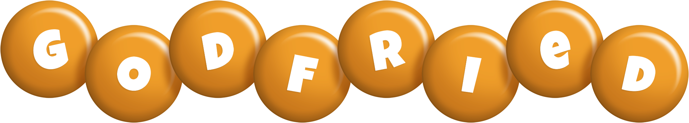 Godfried candy-orange logo