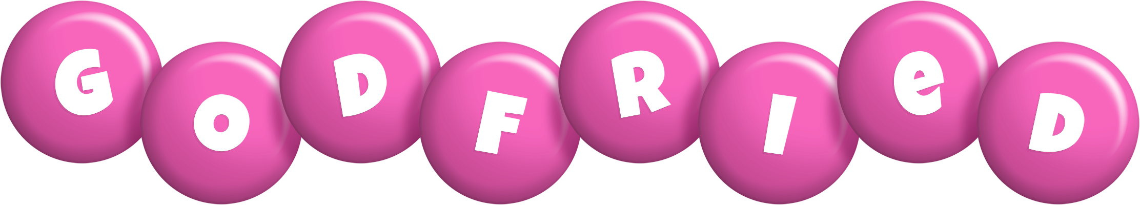 Godfried candy-pink logo