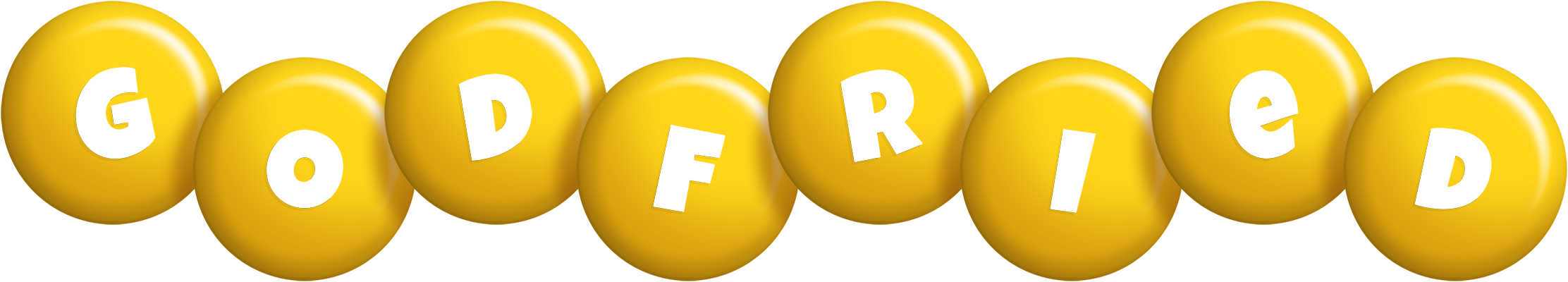 Godfried candy-yellow logo