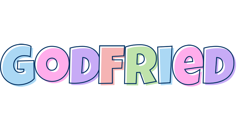 Godfried pastel logo