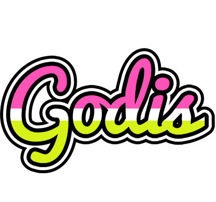 GODIS logo effect. Colorful text effects in various flavors. Customize your own text here: https://www.textgiraffe.com/logos/candies/