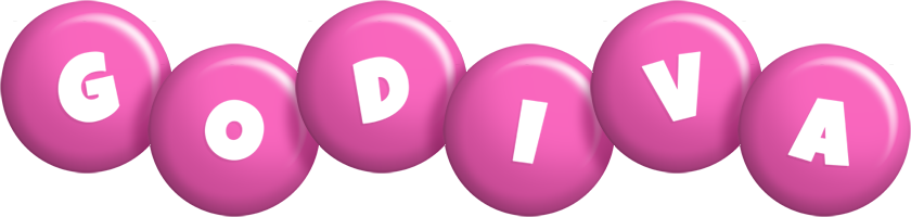 Godiva candy-pink logo