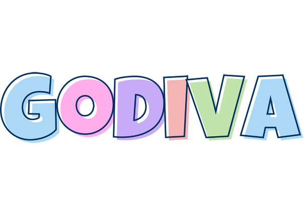 Godiva pastel logo