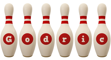 Godric bowling-pin logo