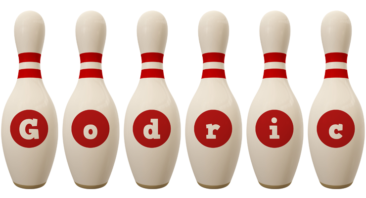 Godric bowling-pin logo