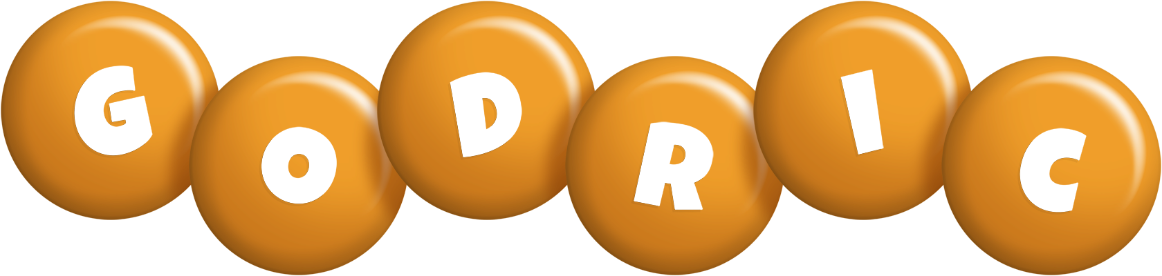 Godric candy-orange logo