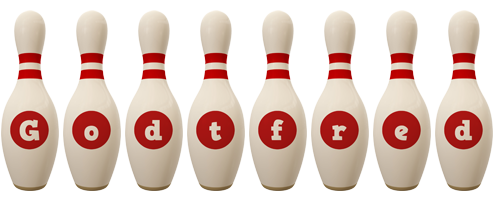 Godtfred bowling-pin logo