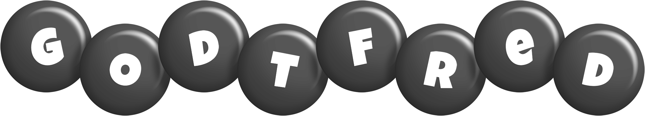 Godtfred candy-black logo