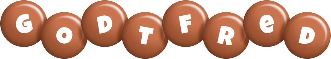 Godtfred candy-brown logo