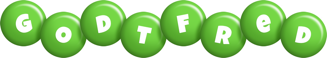 Godtfred candy-green logo